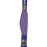 Stickgarn Mouline Stickwolle Stickfaden 8 m blauviolett (5362)