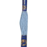 Stickgarn Mouline Stickwolle Stickfaden 8 m himmelblau (5422)