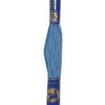 Stickgarn Mouline Stickwolle Stickfaden 8 m sternblau (5452)