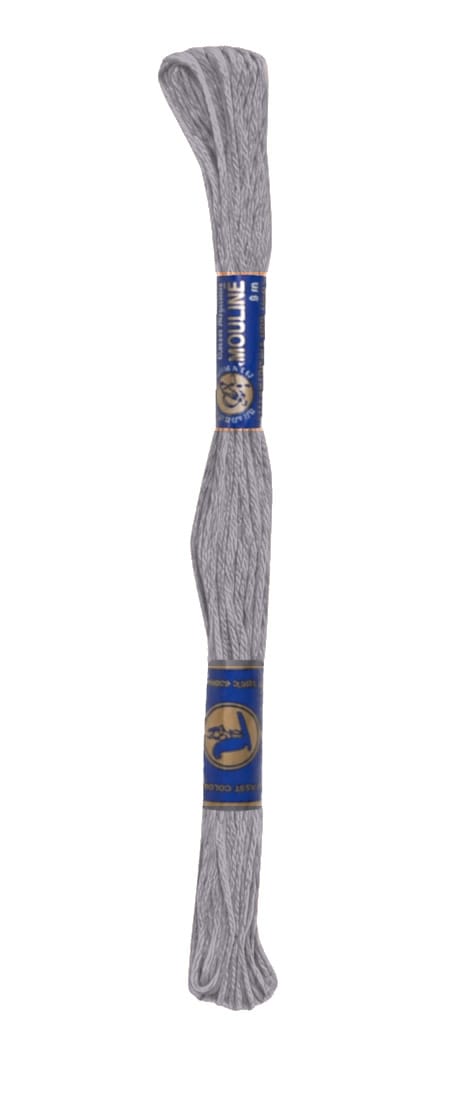Stickgarn Mouline Stickwolle Stickfaden 8 m blei (8832) Stickgarn Mouline Stickwolle Stickfaden 8 m blei (8832)