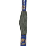 Stickgarn Mouline Stickwolle Stickfaden 8 m grünschwarz (6992)
