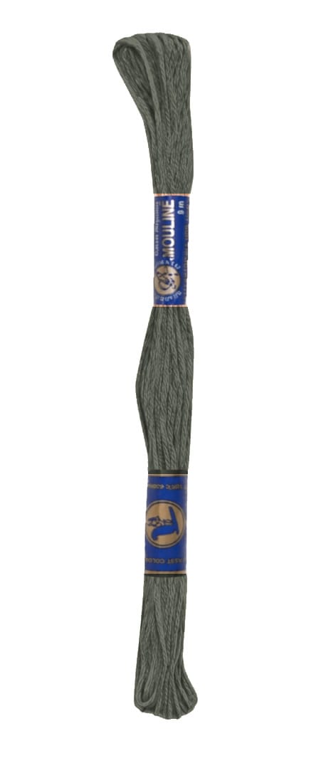 Stickgarn Mouline Stickwolle Stickfaden 8 m grünschwarz (6992) Stickgarn Mouline Stickwolle Stickfaden 8 m grünschwarz (6992)