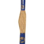Stickgarn Mouline Stickwolle Stickfaden 8 m hellbraun (7122)