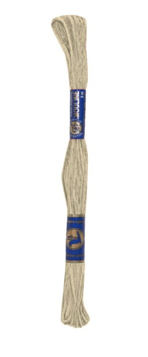 Stickgarn Mouline Stickwolle Stickfaden 8 m cremeweiß (7112)
