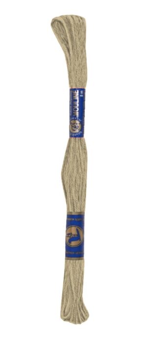 Stickgarn Mouline Stickwolle Stickfaden 8 m helles kakao (7322)