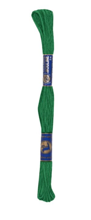 Stickgarn Mouline Stickwolle Stickfaden 8 m waldgrün (6692)