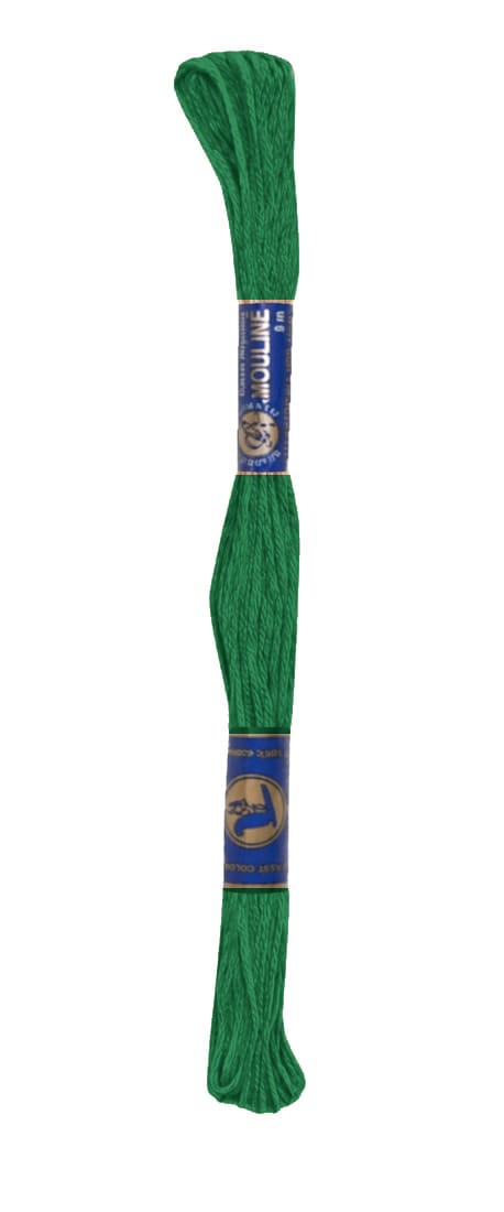 Stickgarn Mouline Stickwolle Stickfaden 8 m waldgrün (6692) Stickgarn Mouline Stickwolle Stickfaden 8 m waldgrün (6692)