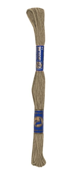 Stickgarn Mouline Stickwolle Stickfaden 8 m rehbraun (7952)