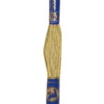 Stickgarn Mouline Stickwolle Stickfaden 8 m gelbbraun (7222)