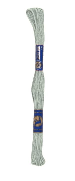 Stickgarn Mouline Stickwolle Stickfaden 8 m dunkel mint (8232)