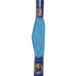 Stickgarn Mouline Stickwolle Stickfaden 8 m hell türkis (5732)