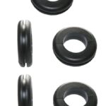 Durchgangstüllen Kabeldurchführung Kabeldurchlass 3mm - 20mm schwarz