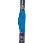 Stickgarn Mouline Stickwolle Stickfaden 8 m dunkles türkis (5752)