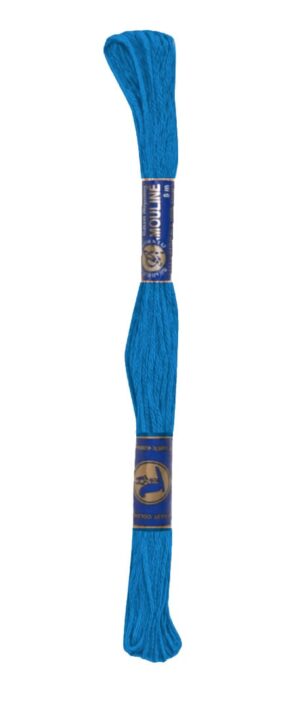 Stickgarn Mouline Stickwolle Stickfaden 8 m dunkles türkis (5752)