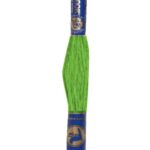 Stickgarn Mouline Stickwolle Stickfaden 8 m frühlingsgrün (6122)