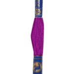 Stickgarn Mouline Stickwolle Stickfaden 8 m violett (4372)