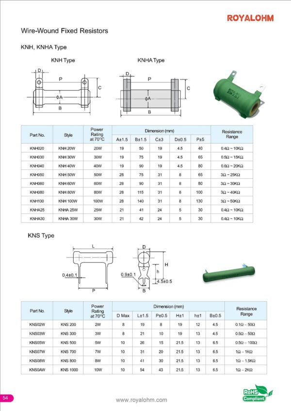Drahtwiderstand Widerstand Resistor 3W 4 Stück