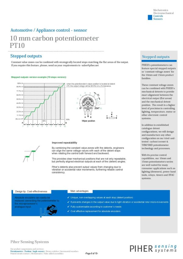 Potentiometer PT-10 Trimmer