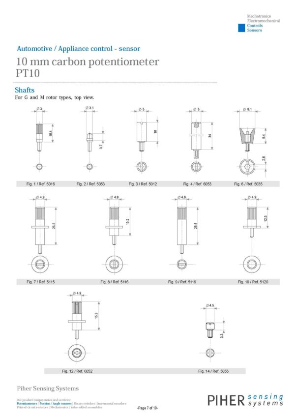 Potentiometer PT-10 Trimmer