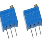 Potentiometer Trimmer vertikal stehend 2 Stück