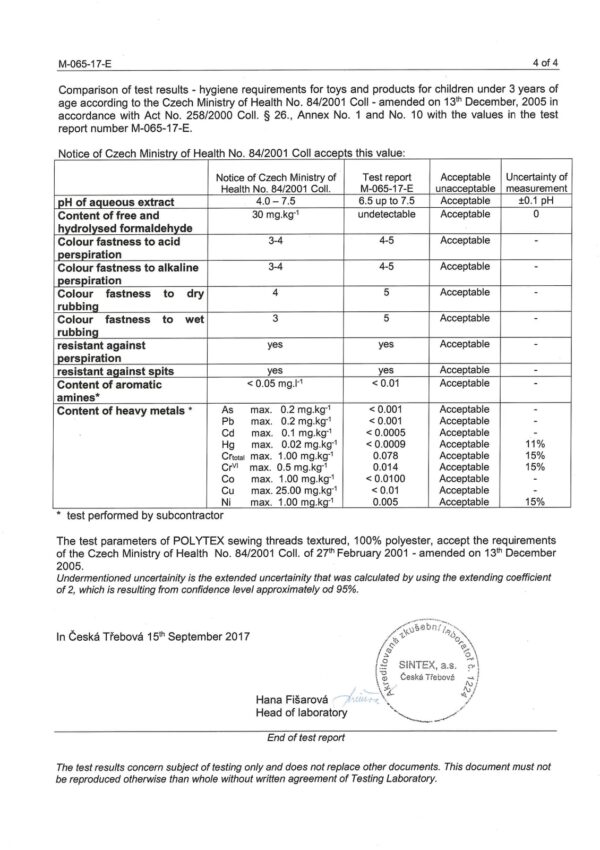 Nähmaschinen Nähgarn 500 m Polyester POLYTEX 16,7x2