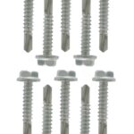 Bohrschraube 4,8x10mm Sechskantkopf Schraube verzinkt 10 Stück (0147)