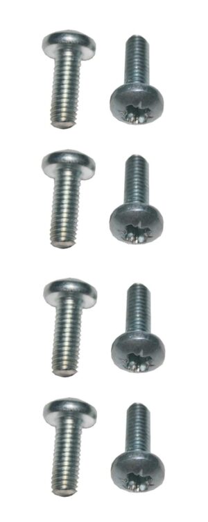 Linsenkopfschraube Kreuzschlitz M6x16 verzinkt 8 Stück (0165)