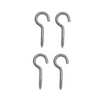 Stahlhaken Wandhaken Deckenhaken 40mm 4 Stück (0288)