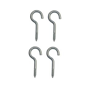 Stahlhaken Wandhaken Deckenhaken 40mm 4 Stück (0288)