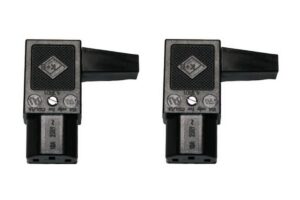 Netzstecker Kaltgerätestecker Stecker 3 polig 10A 90° weiblich 2 Stück (0242)