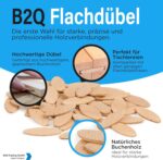 Verbindungsplättchen Flachdübel Formfeder Paket Gr.0 / Gr.10 / Gr.20 300 Stück (0053)