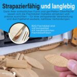 Verbindungsplättchen Flachdübel Formfeder Paket Gr.0 / Gr.10 / Gr.20 300 Stück (0053)