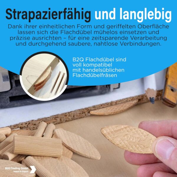 Verbindungsplättchen Flachdübel Formfeder Paket Gr.0 / Gr.10 / Gr.20 300 Stück (0053)