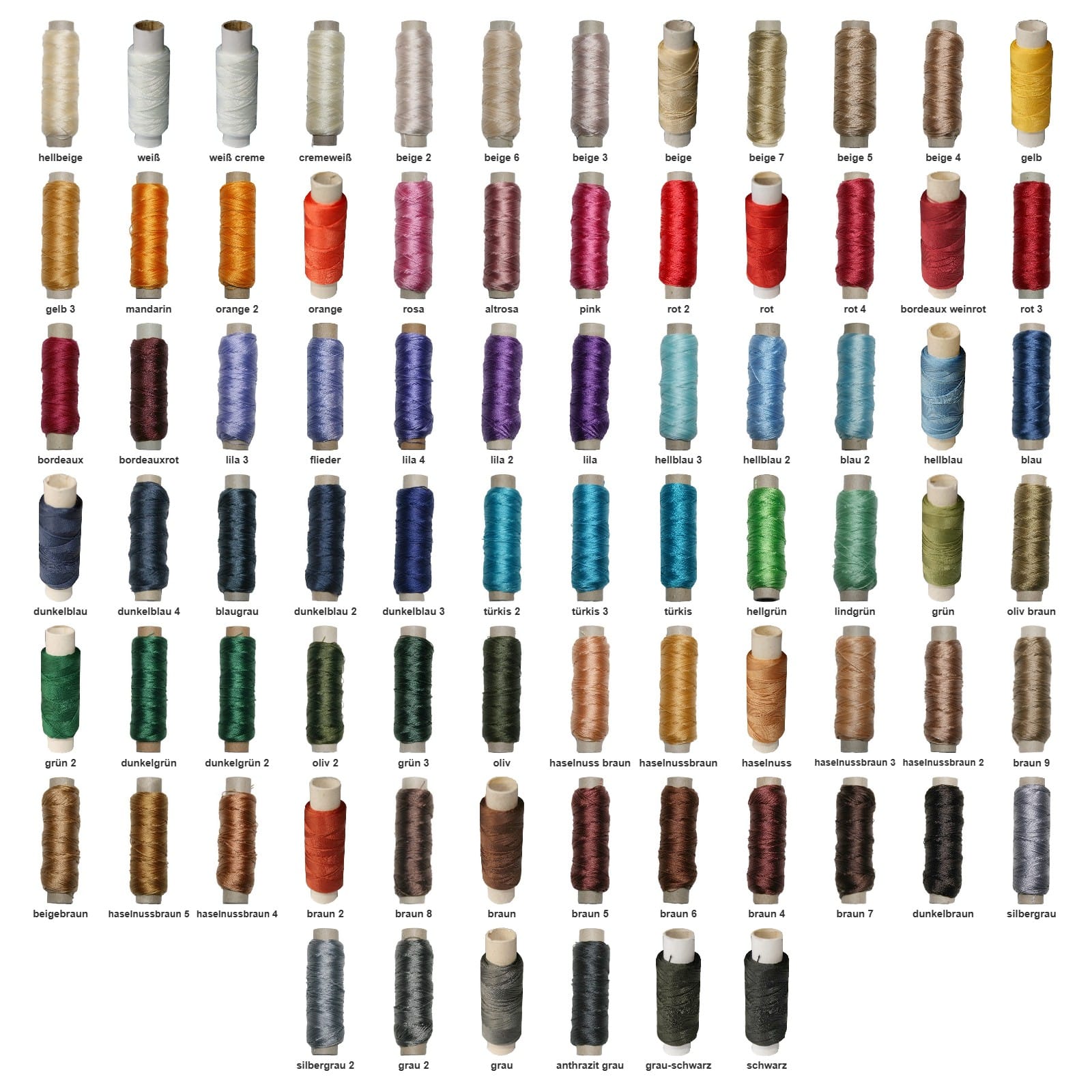 Sattlergarn Zwirn 14x2x3 Polyester Ø 0,3mm 50m Sattlergarn Zwirn 14x2x3 Polyester Ø 0,3mm 50m